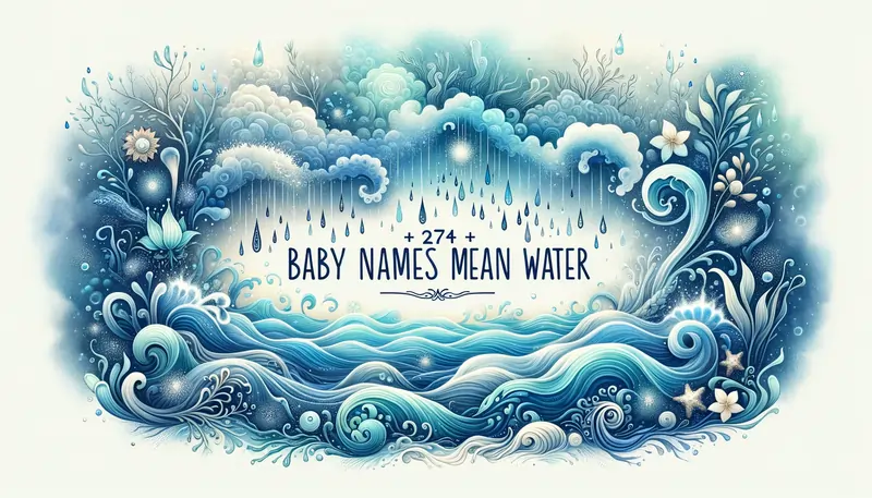 baby names that mean water