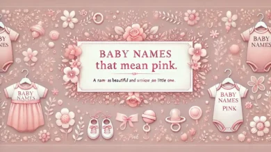 baby names that mean pink